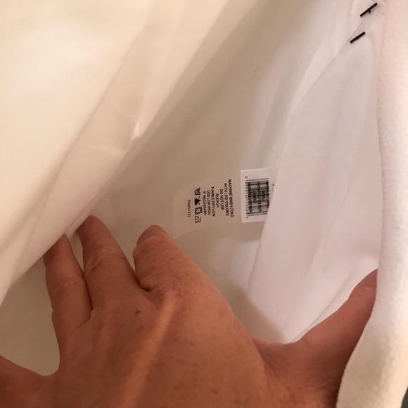 Vince Camuto White lined pants - Picture 4 of 8